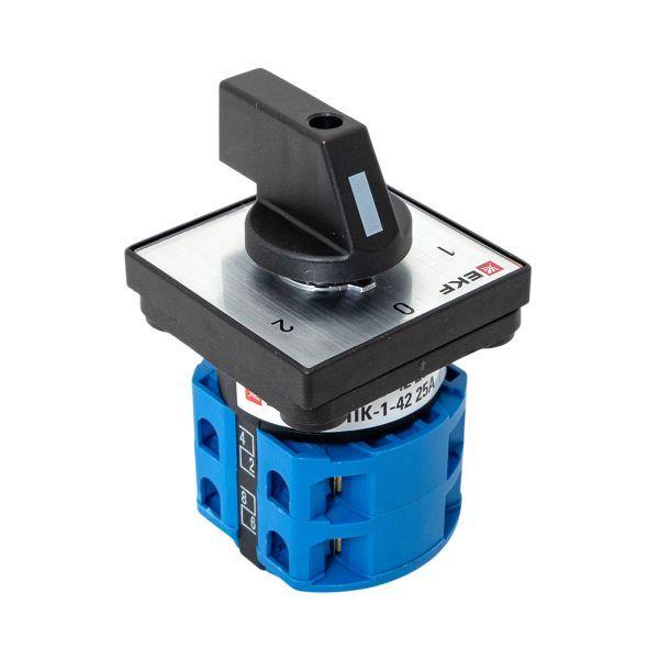  Переключатель кулачковый ПК-1-42 2П 25А "1-0-2" EKF pk-1-42-25 фото в каталоге от BTSprom.by