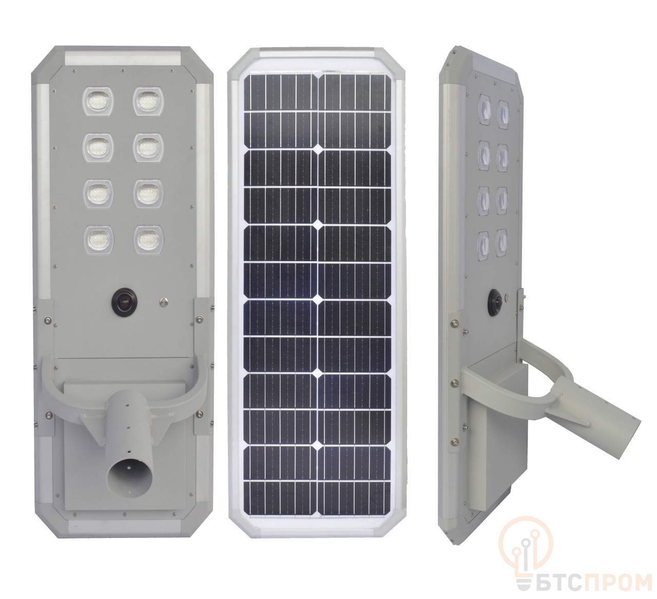  Уличный светодиодный светильник на солнечной батарее Led Favourite JX-SSL-AL4-30W фото в каталоге от BTSprom.by