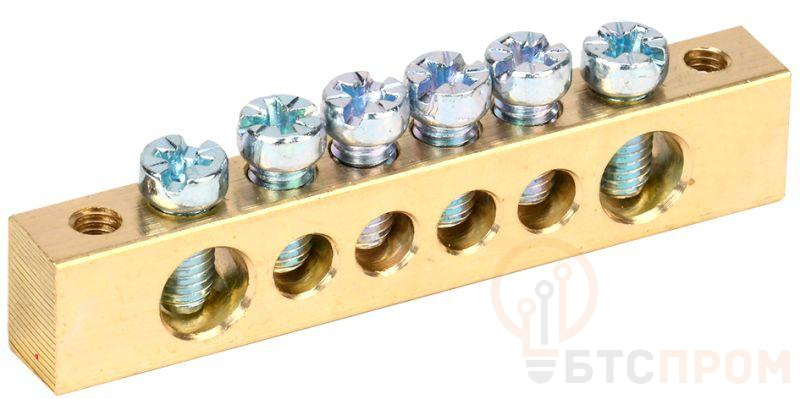 Шина PEN "земля-ноль" 8х12мм 6/2 (6групп/крепеж по краям) IEK YNN21-06-100 фото в каталоге от BTSprom.by  Шина PEN "земля-ноль" 8х12мм 6/2 (6групп/крепеж по краям) IEK YNN21-06-100 фото в каталоге от BTSprom.by