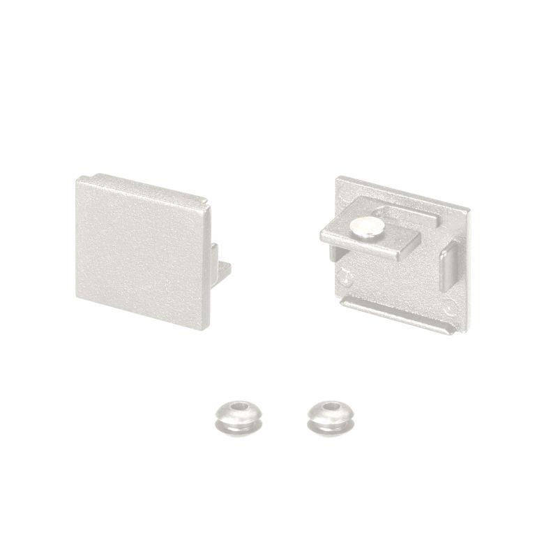 заглушка sl-line-2522 white глухая металл (комплект) arlight 043120 от BTSprom.by