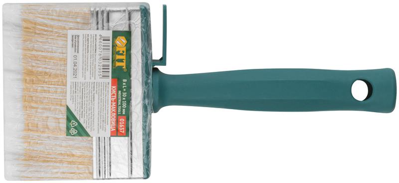  Макловица искусственная светлая щетина пластиковый корпус полая ручка "мини" 30х100мм FIT 01637 фото в каталоге от BTSprom.by