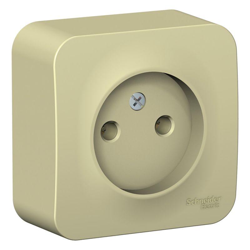 розетка 1-м оп blanca 16а ip20 250в без заземл. без защ. шторок с изолир. пластиной беж. se blnra000117 от BTSprom.by