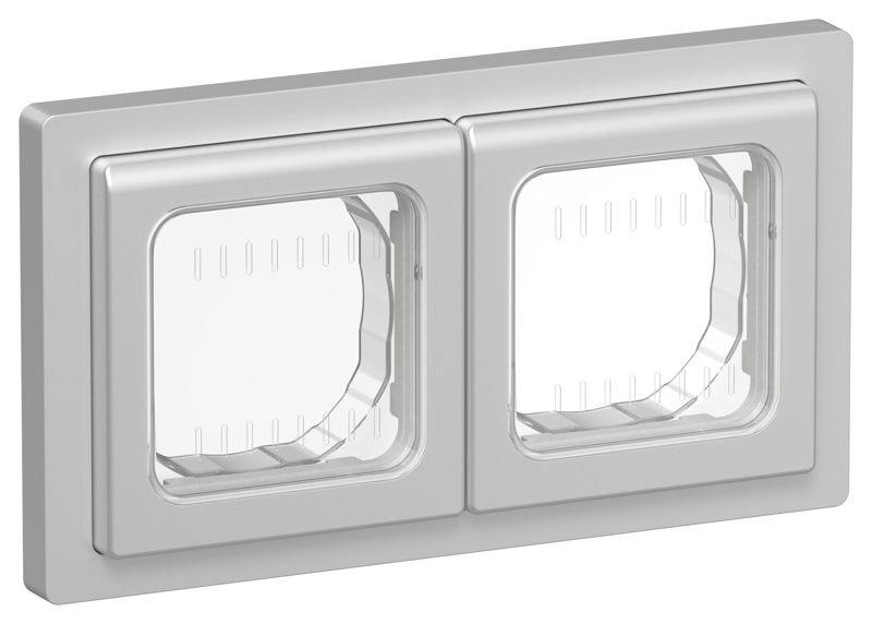 рамка 2-м сп flite рпро-2-55-фла ip55 алюм. iek fi-m20-32-55-k47 от BTSprom.by