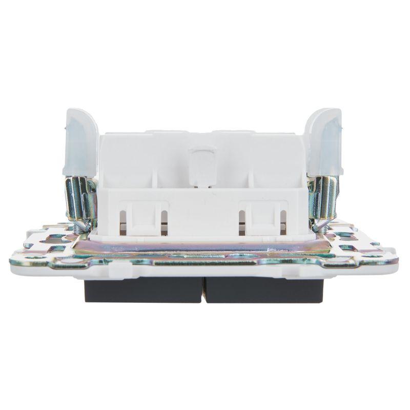  Выключатель жалюзи SKANDY 10А SK-V12G графит IEK SK-V15-0-10-K53 фото в каталоге от BTSprom.by