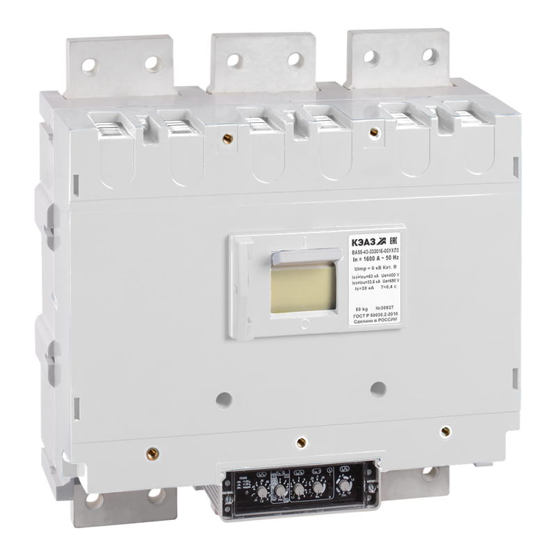 выключатель автоматический 3п 2000а 80ка ва55-43-330016 ухл3 690в ac кэаз 253014 от BTSprom.by