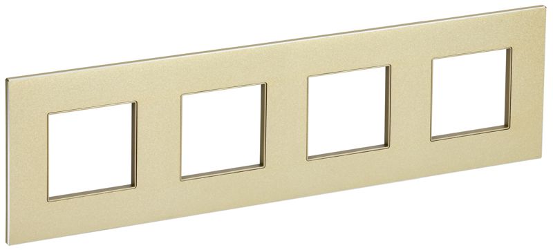 рамка 4-м skandy sk-f34sh металл шампань iek sk-m42-m-k37 от BTSprom.by