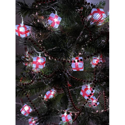  Гирлянда светодиодная "Нить Подарки" 3м 20LED 8 режимов 220В IP20 хол. свет ЭРА Б0041895 фото в каталоге от BTSprom.by