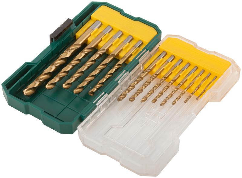  Набор сверл HSS по металлу 1.5; 2; 2.5; 3; 3.2; 3.5; 4; 4.5; 5; 5.5; 6; 6.5; 8мм покрытие титан. (13 предметов) FIT 34216 фото в каталоге от BTSprom.by