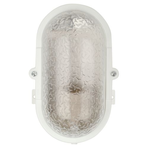  Светильник НБП 01-60-012 с ободком Евро пластик / стекло IP53 E27 max 60Вт 184х115х90 овал бел. ЭРА Б0052016 фото в каталоге от BTSprom.by