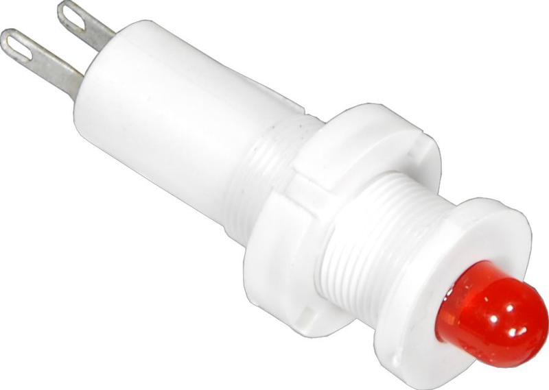 лампа светодиодная скл-17.3а-к-2-24 выводы жесткие под пайку 24в 50гц/пост. диаметр посадочного отверстия 8мм ухл2.1 красн. реле и автоматика a8021-78105008 от BTSprom.by