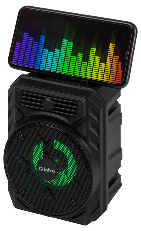 колонка портативная brw290 bluetooth беспроводная акустическая черн. intro б0057182 от BTSprom.by
