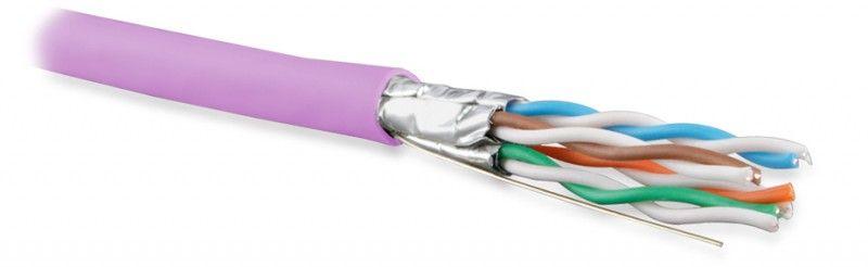 кабель витая пара u/ftp кат.6a (10gbe) 4 пары 23 awg ож solid кажд. пара в экране без общего экрана нг(а)-hf -20град.c-+60град.c uftp4-c6a-s23-in-lszh-pk-500 роз. (уп.500м) hyperline 445112 от BTSprom.by