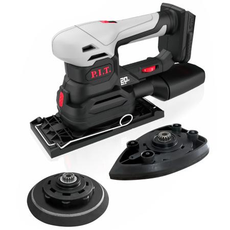 машина шлифовальная многофункциональная аккумуляторная solo 20в 6000-12000об/мин 3 подошвы p.i.t. psp20h-187a от BTSprom.by