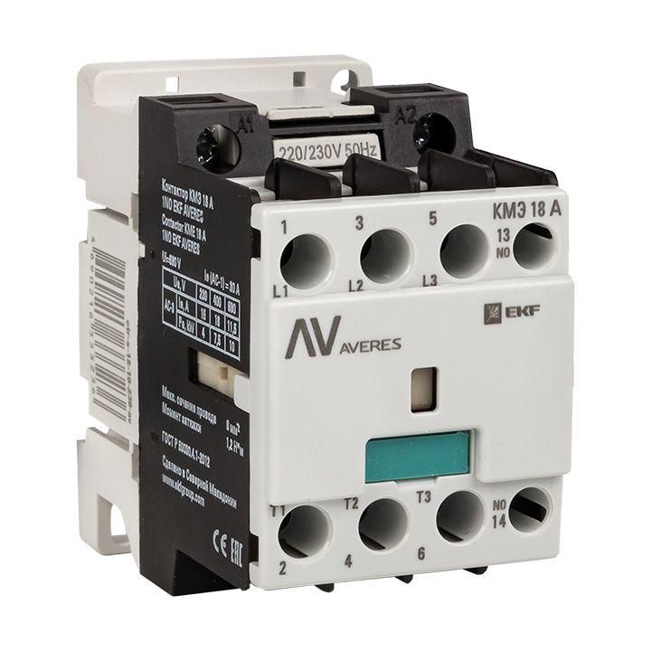 контактор кмэ 22а кат. 400в ac 1нз averes ekf ctr-s-22-01-400-av от BTSprom.by