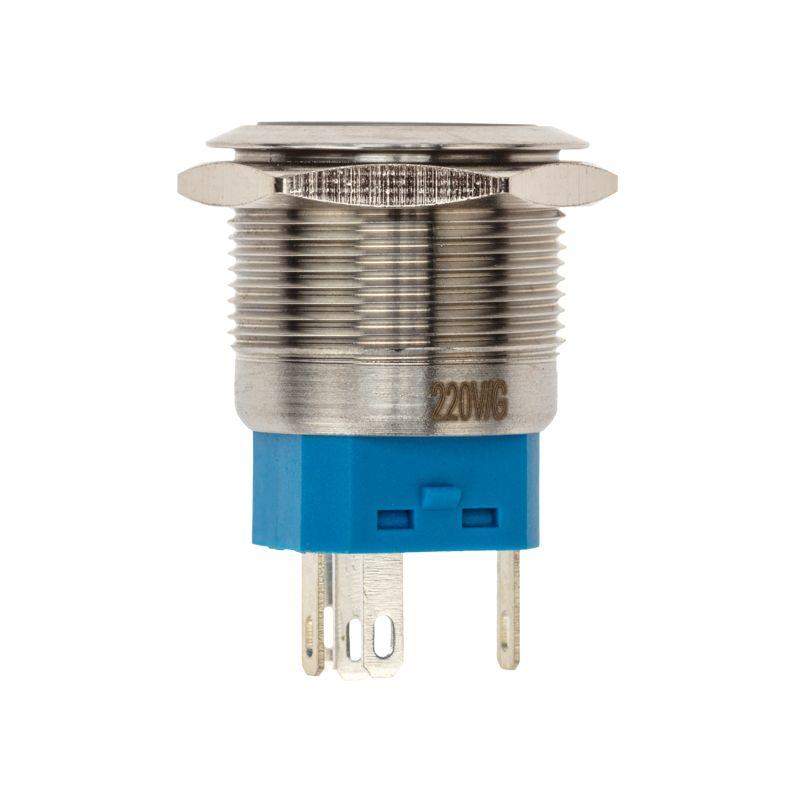 Кнопка антивандальная d22 250В без фикс. (5с) OFF-(ON)/ON-(OFF) подсветка зел. Rexant 36-3533 фото в каталоге от BTSprom.by  Кнопка антивандальная d22 250В без фикс. (5с) OFF-(ON)/ON-(OFF) подсветка зел. Rexant 36-3533 фото в каталоге от BTSprom.by