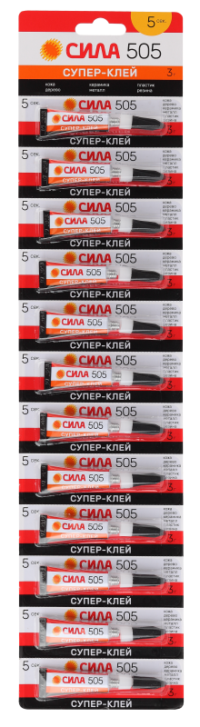 супер-клей 3г 505-3 (блист.12шт) сила б0033119 от BTSprom.by