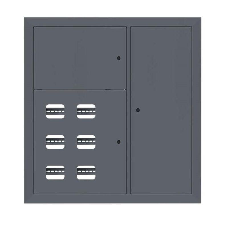 щит этажный 6кв. ral7024 (1000х950х150) proxima ekf mb29-v-6-ral7024 от BTSprom.by