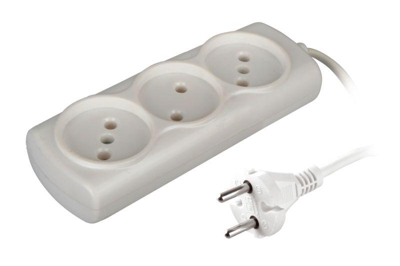 удлинитель без заземления si 3 x5 модель р16-010 5м 6а 1300вт volsten 13610 от BTSprom.by