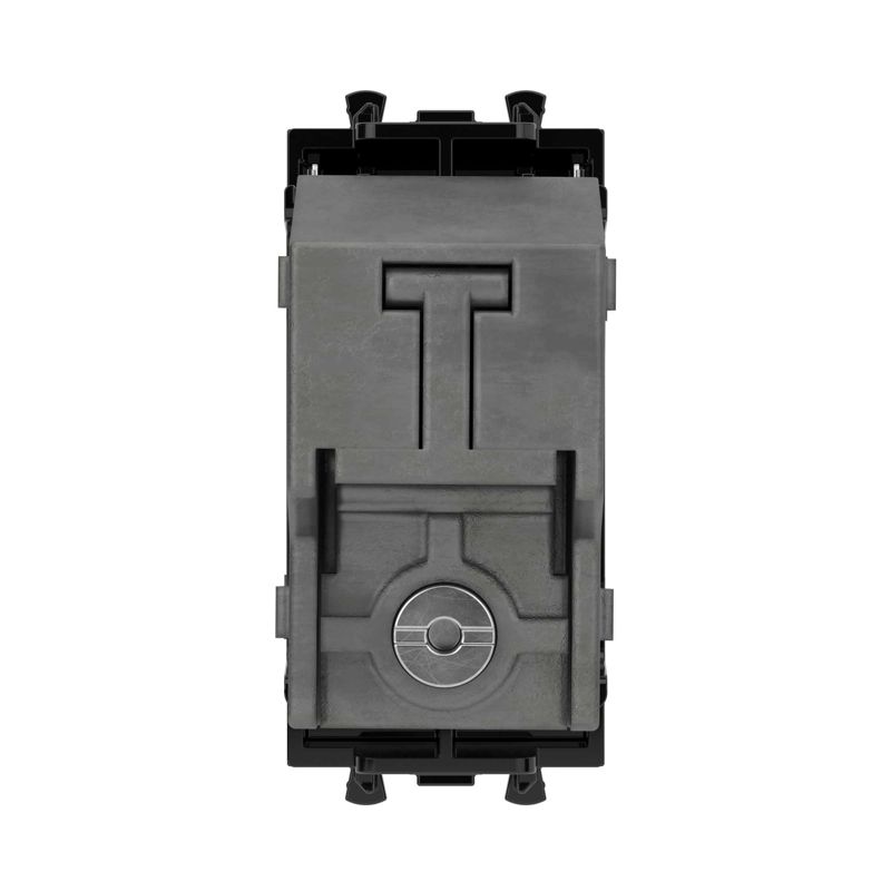  Розетка телевизионная оконечная TV 1мод. Avanti "Черный квадрат" DKC 4402521 фото в каталоге от BTSprom.by