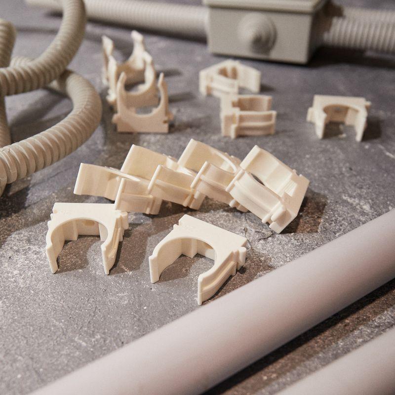  Держатель для труб (клипса) d25мм для монтажн. пистолета бел. Rexant 28-0425-3 фото в каталоге от BTSprom.by