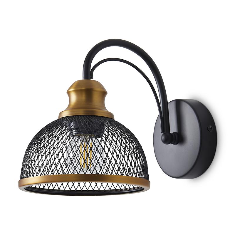  Светильник Caz 1х60Вт E27 IP20 бра настен. Freya FR5527WL-01BBZ фото в каталоге от BTSprom.by