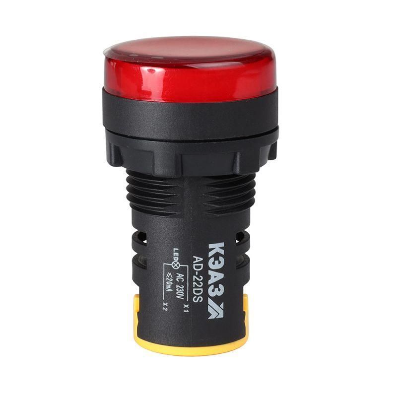 лампа ad22ds(led) матрица 22мм 230в крас. кэаз 238566 от BTSprom.by