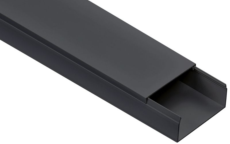 кабель-канал 80х40 l2000 пластик элекор черн. iek el-kk10-080-040-1-k02 от BTSprom.by