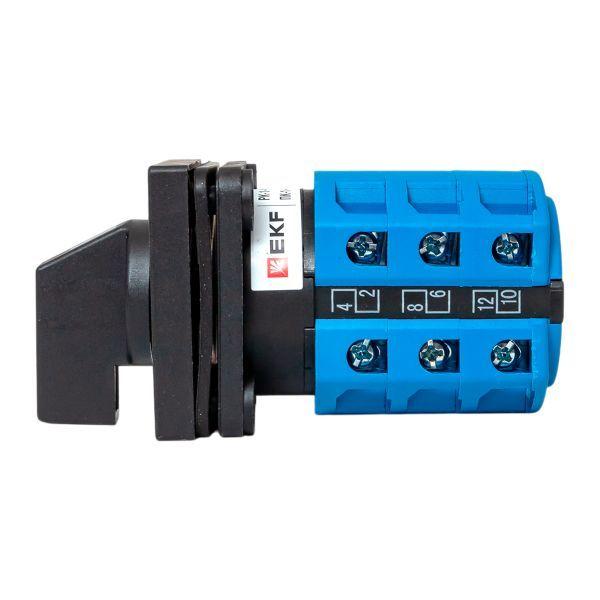  Переключатель кулачковый ПК-1-43 3п 25А "1-0-2" IP65 EKF pk-1-43-25-65 фото в каталоге от BTSprom.by