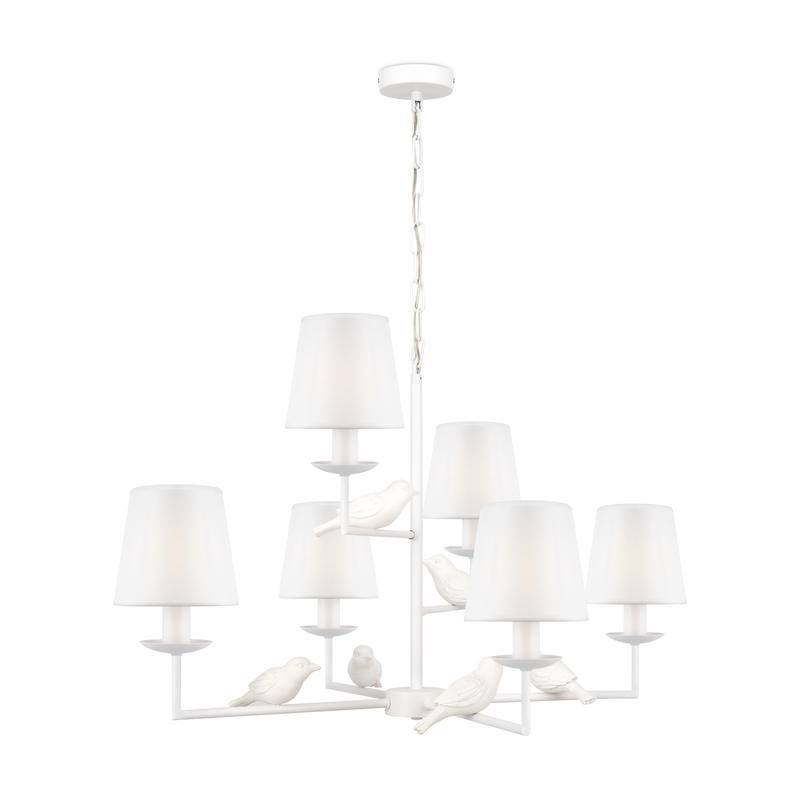 светильник comfy 40вт e14х6 ip20 подвесной freya fr5270pl-06w от BTSprom.by