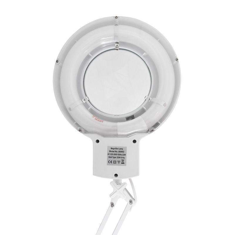  Лупа на струбцине круглая настол. 3Х с подсветкой бел. REXANT 31-0001 фото в каталоге от BTSprom.by