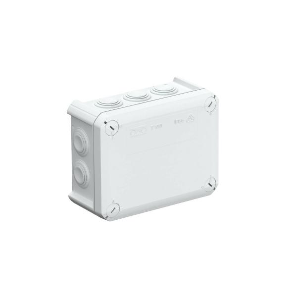 коробка распределительная 150х116х67мм ip66 t100 10хm25 свет. сер. obo 2007077 от BTSprom.by