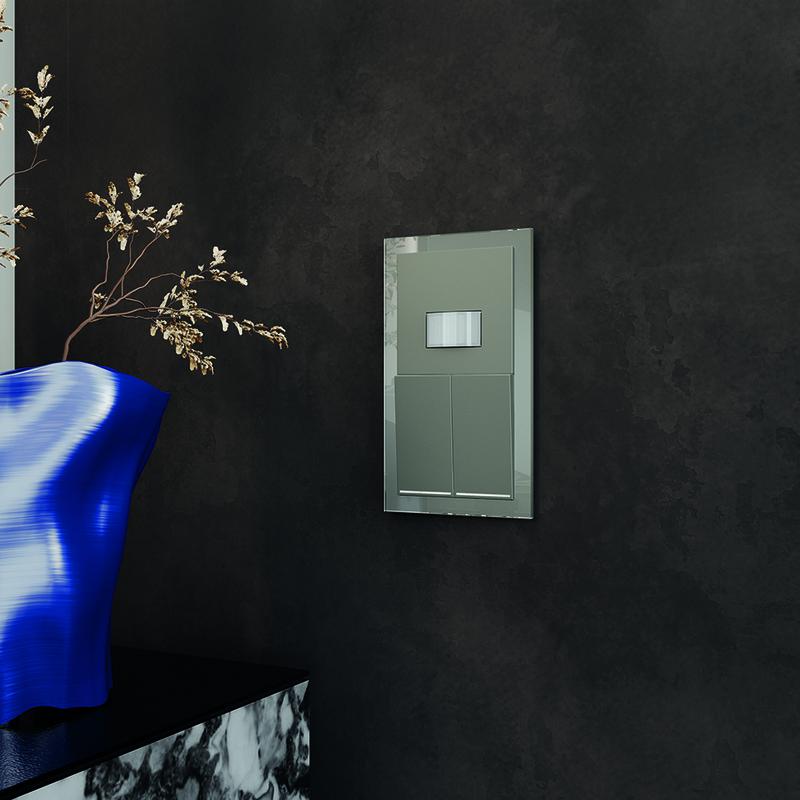  Рамка 2-м S70 стеклян. титан Voltum VLS110206 фото в каталоге от BTSprom.by