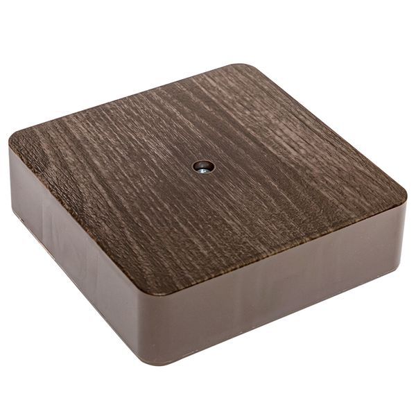  Коробка разветвительная КМР-030-032 100х100х28 темн. дерево PROxima EKF plc-kmr-030-032-t фото в каталоге от BTSprom.by