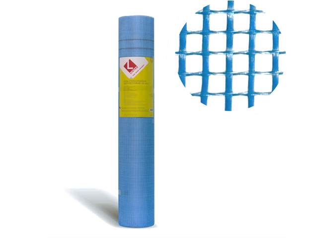 стеклосетка штукатурная 5х5, 1мх50м, 1700н, синяя, professional (разрывная нагрузка 1700н/м2) (lihtar) от BTSprom.by