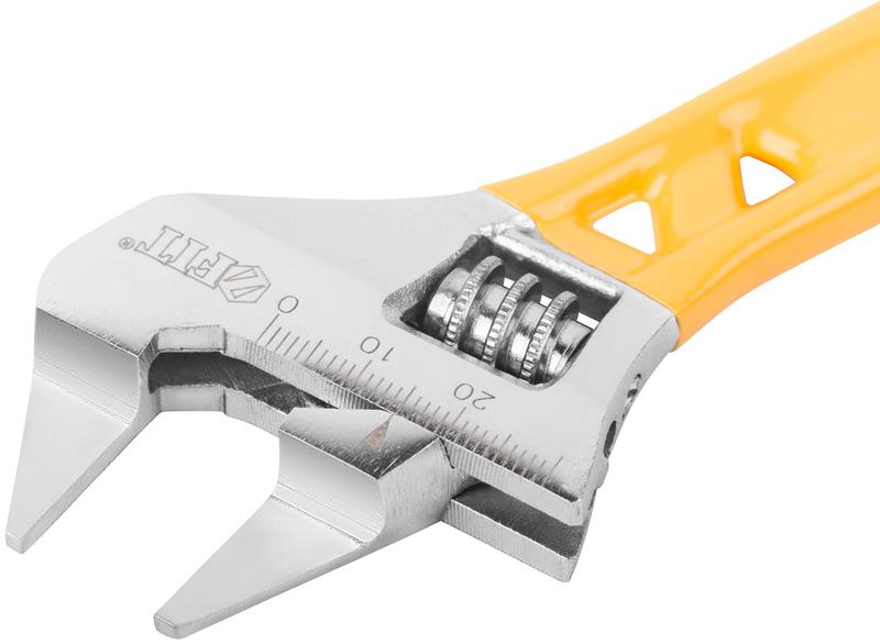  Ключ разводной "Ультра" CrV укороченный обточен. узкие губки шкала экстра увелич. захват 140мм (30мм) FIT 70217 фото в каталоге от BTSprom.by