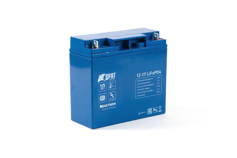 аккумулятор 12в 17а.ч li-ion skat i-battery 12-17 lifepo4 бастион 647 от BTSprom.by