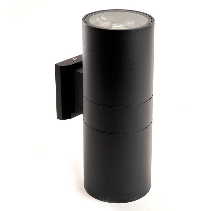 светильник уличный светодиодный 2х9вт 1500лм 2700к черн. dh0710 feron 48354 от BTSprom.by