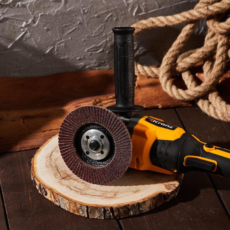  Круг лепестковый торцевой P80 115х22.2мм Kranz KR-90-0007 фото в каталоге от BTSprom.by