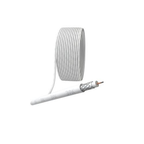 кабель коаксиальный rg-6u ccs/оплетка al 48проц. pvc simple 75ом бел. (м) эра б0044596 от BTSprom.by