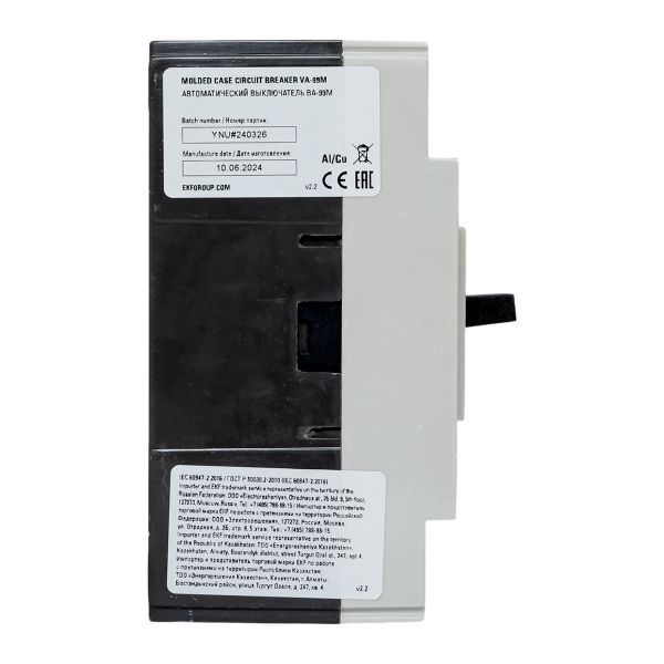  Выключатель автоматический 3п 63/25А 25кА ВА-99М PROxima EKF mccb99-63-25m фото в каталоге от BTSprom.by