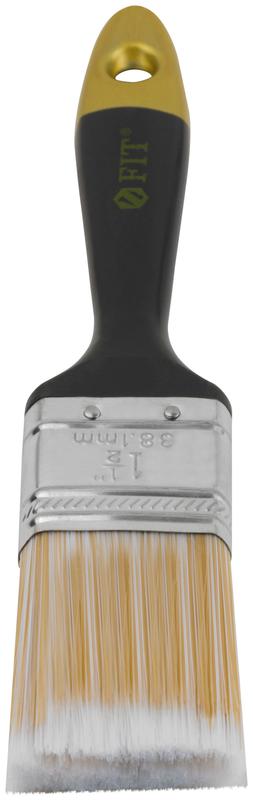  Кисть флейцевая "Лайн" искусственная щетина пластиковая ручка 1. 5дюйм (38мм) FIT 01174 фото в каталоге от BTSprom.by
