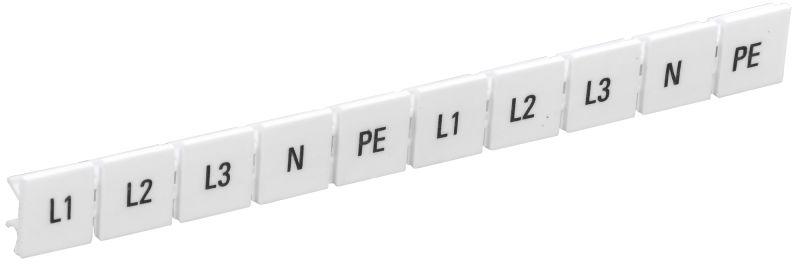 маркеры для кпи-10кв.мм с символами "l1; l2; l3; n; pe" iek yzn11m-010-k00-a от BTSprom.by