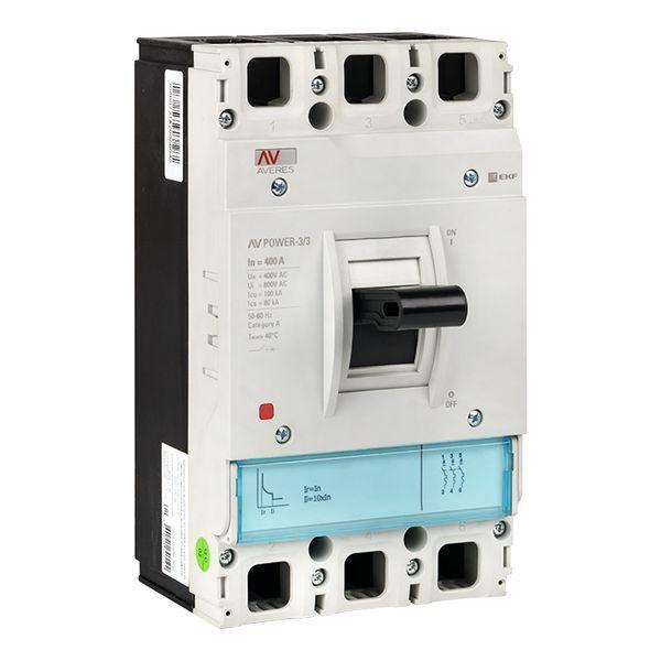 выключатель автоматический 3п 400а 35ка av power-3/3 tr averes ekf mccb-33-400-tr-av от BTSprom.by