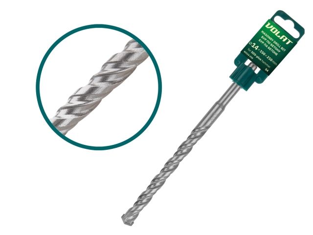 14х150х210 мм бур (сверло) sds-plus s4 волат (бур по бетону) 82114-210 от BTSprom.by