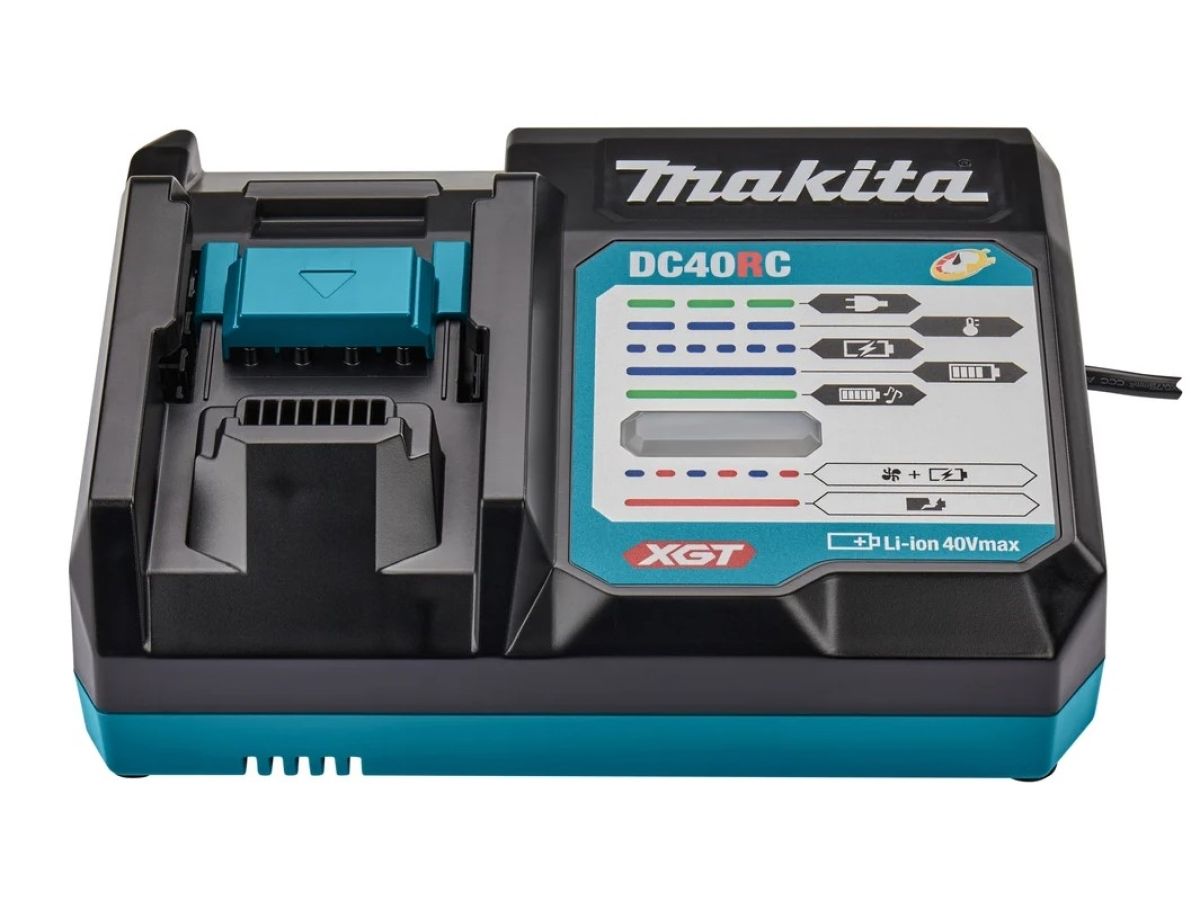  Зарядное устройство XGT 40В MAKITA DC40RC (Быстрое зарядное 40В XGT) 191M91-1 фото в каталоге от BTSprom.by