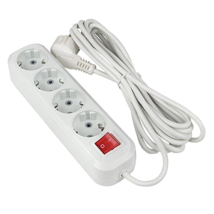 удлинитель 4х3м с заземл. 16а ip20 эксперт 3.0квт с выкл. пвс 3х1 ekf uba16-310-4-03i от BTSprom.by