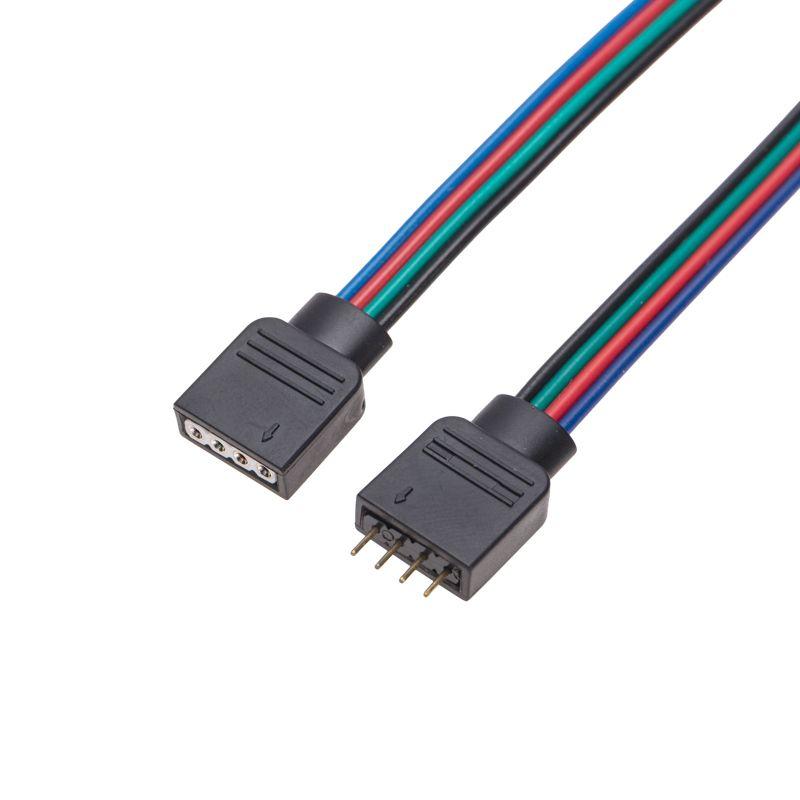  Коннектор с джеком для подключения к контроллеру светодиодной ленты RGB COB 10мм Rexant 148-109 фото в каталоге от BTSprom.by