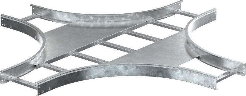 ответвитель для лотка х-образ. 100х600 r600 hdz lesta iek ckr05-4-100-600-hdz от BTSprom.by