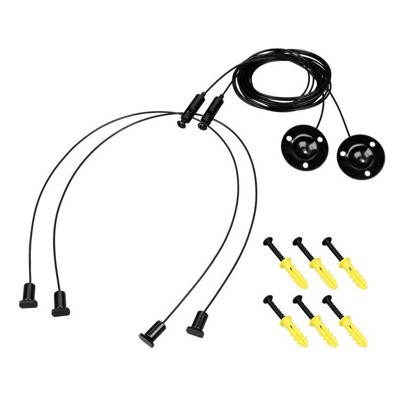 подвес line-6070 2х2м set black (pad 9х2мм) металл arlight 056257 от BTSprom.by