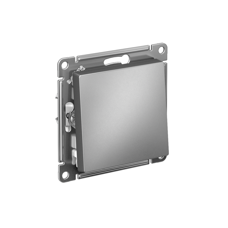 выключатель 1-кл. сп atlasdesign 10а ip20 (сх. 1) 10ax механизм сталь se atn000911 от BTSprom.by